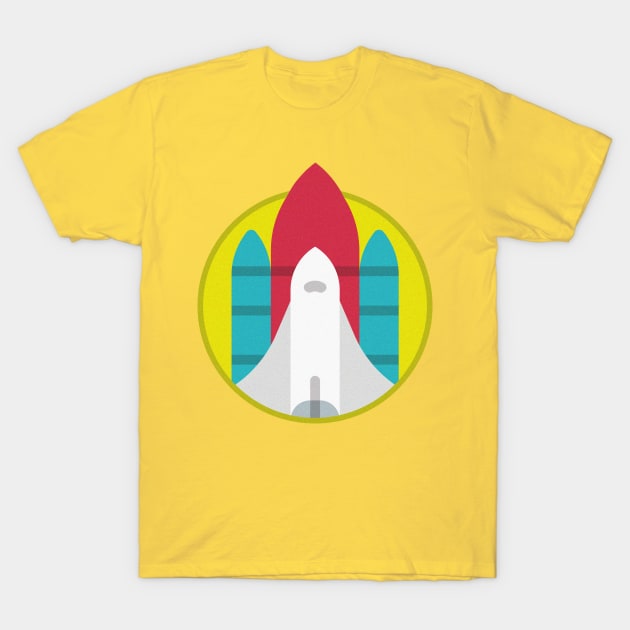 USA Space Agency Vintage T-Shirt by JHFANART